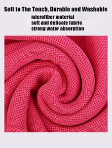 Microfiber siêu thấm khô Khăn 600gsm không có vết trầy xước đốm nước xe khô làm sạch tự động chi tiết khăn 16 "x 24" màu xám - Product Image 5