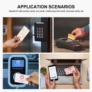 Nichen một tùy chỉnh khắc NFC kinh doanh thẻ-sinh thái óc chó gỗ RFID công ty Thẻ quà tặng 13.56MHz laser logo IC thẻ - Product Image 4