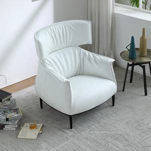 Simplicité moderne italien confortable maison salon meubles paresseux canapé salon personne seule dossier haut canapé chaise - Product Image 5