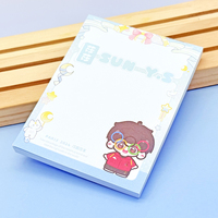 Bloc-notes transparent coloré et créatif pour bloc-notes Notes autocollantes en PET avec papier kraft papier offset en carton Type de facture produit