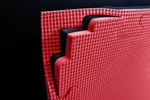 Tapis de tatami de Jiu Jitsu en EVA de 30 mm, tapis de mousse réversible BJJ, tapis d'arts martiaux, tapis de <span class=keywords><strong>judo</strong></span>/karaté/<span class=keywords><strong>dojo</strong></span> antichoc, texture T, densité 85 kg/m - Product Image 3