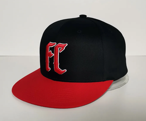 Casquette personnalisée à 6 panneaux bicolore style snapback, Gorras entièrement personnalisables, casquette de sport et d'extérieur à visière plate, vente chaude - Product Image 3