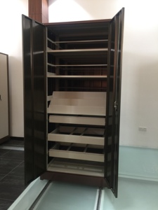 Meubles de bureau industriels et commerciaux, rayonnage de stockage intelligent en acier avec portes verrouillables et espace compact - Product Image 5