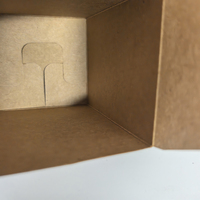 Cajas de Cartón Plegables Personalizadas, Creativas y Elaboradas, Cajas de Regalo Cuadradas de Cartón Kraft Marrón
