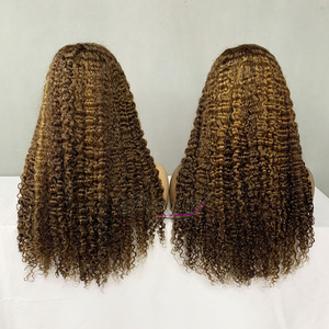 Pelucas de Cabello Humano 100% Natural de Alta Densidad de 22 Pulgadas con Cierre de Encaje 5*5 y Rizo Birmano para Mujer - Product Image 4