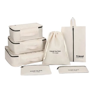Juego de 7 Cubos de Embalaje para Viaje con Logotipo Personalizado, Impermeables, para Organizar el Equipaje - Product Image 1
