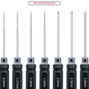 Punte per Cacciavite Esagonali e a Sfera Professionali DIY OEM con Finitura in Titanio HSS/S2 per Modelli RC - Product Image 5