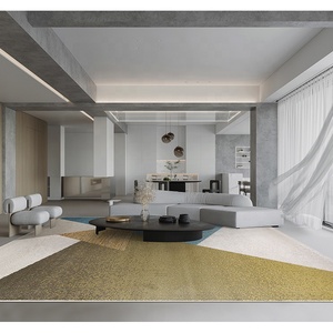 Tapis moderne 200*300Cm Salon Tapete De Quarto 240*330 Tapis De Chevet Abstrait Fuzzy - Product Image 2