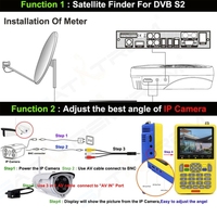 IBRAVEBOX Digitaler Satellitenfinder Signalmessgerät Full HD DVB-S/S2 H.264 Mit 3,5 Zoll LCD FTA Sat Finder TV Satellit