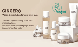 GINGER6 - Set de Regalo de Cuidado Facial Vegano Diario Nutritivo y Blanqueador, Tónico, Sérum, Hidratante, 6 en 1, para Mujeres, Todo Tipo de Piel - Product Image 2