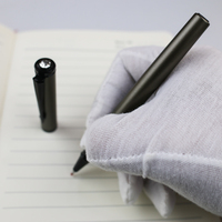 Stylo à pointe diamantée GemFully, vente chaude 2026, articles promotionnels en gros, stylo noir 0,5 mm, stylo métallique pour étudiants avec embout
