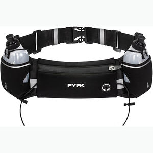 Free Sample Outdoor Neoprene Waterproof Hiking Running Hydration Waist Belt Bag Fanny Pack Pouch <b>Water</b> <b>Bottle</b> Holder - Product Image 3