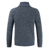 Übergroßer Vintage Herren Mode Strickpullover Cardigan mit Reißverschluss Knitterfrei Spandex/Polyester Langarm Winter Schnelle Lieferung