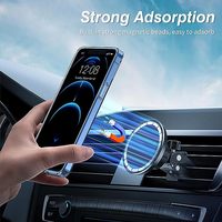 Étui de téléphone magnétique transparent antichoc en TPU acrylique pour chargement sans fil pour iPhone 13 14 15 16 17 Pro Max 17 Air