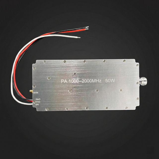 1000Hz-3000Mhz Broadband Range 50W GaN RF Power Amplifier PA Module, Cellular Network signal Enhancer, Passive Linear Amplifier