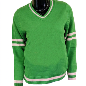 Pull-over col V sur mesure de haute qualité, nouveau style, pour l'université - Product Image 1