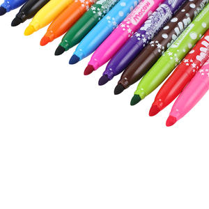 Ensemble de stylos de couleur personnalisés, lavables, non toxiques, encre à base d'eau, pour enfants, dessin, peinture, stylo à pointe feutre, aquarelle - Product Image 1