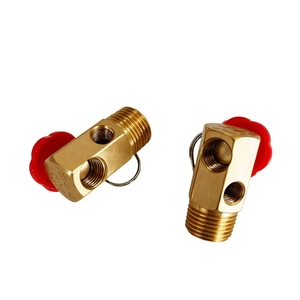 Lastik pompası için 1/2NPT pirinç kombinasyon emniyet tahliye hava akış valfi - Product Image 2