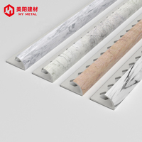 Profilé de bordure en PVC pour carrelage, coins arrondis, bordure en forme de boule, pour carrelage en céramique et en marbre, couleur personnalisée, OEM, vente en gros