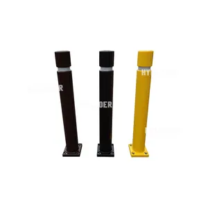 Removable parking bollards cheap price outdoor portable PU flexible traffic safety bollards
