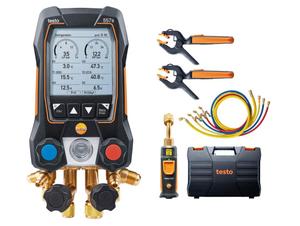 ชุดเกจวัดความดันดิจิตอล Testo 557s สำหรับระบบ HVAC พร้อมมิเตอร์อัจฉริยะและบล็อก 4 ทาง - Product Image 5