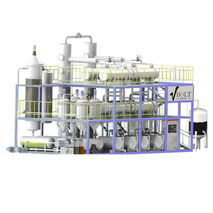 ماكينات تكرير زيت الديزل 5ton زيت المحرك المحول إلى محطة التقطير بالديزل - Product Image 6