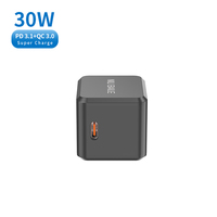NIUBAILE AC-A030 30W Pengisi Daya Cepat GaN (Versi Kotak Hadiah) |   Adaptor Universal Ramah Lingkungan Port Tipe-C PD3.1/QC2.0 yang Dapat Dilipat