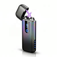 Briquet électronique rechargeable grande capacité, recharge USB, impression personnalisée, vente en gros directe usine