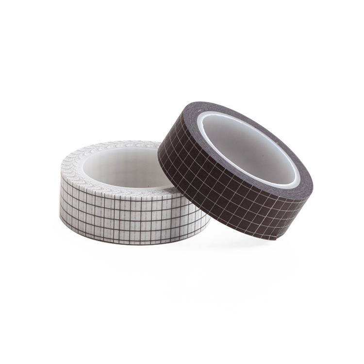 Custom make Office School Stationery Cute Stationery Decorative Color Washi Adhesive Tape