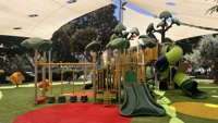 Certification ASTM F1487 disponible, membre IPEMA, équipement de terrain de jeux extérieur sur le thème de la forêt YONGLANG, toboggan en spirale en plastique et en acier