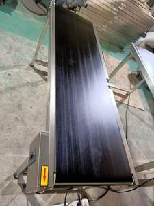 120W Lebar Dapat Disesuaikan Tinggi Karet Hitam Hijau Belt Conveyor - Product Image 5