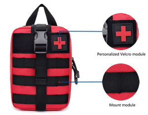 FA01 Stock promotion Outdoor Hiking Travel Utility Tactical <b>Molle</b> EMT IFAK First Aid Pouch Empty First Aid <b>Bag</b> - Product Image 2