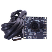 1MP H65 Usb endüstriyel kamera modülü 2.9mm 90 derece bozulmasız HD kızılötesi 1/3 "PCBA için Android USB