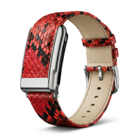 Vente en gros de bracelets en cuir de python rose personnalisés pour Whoop 5.0 avec livraison rapide