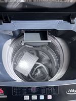 10KG Fully Automatic Smart Top-Load Washer/Dryer All-in-One Electric Washer Glass Cover English Operation Hotel High Efficiency