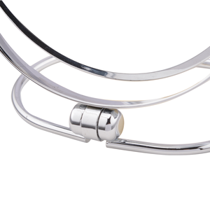 Espejo de Maquillaje Redondo Plegable de Doble Cara Portátil, Espejo Cosmético Personalizado para Viajes, para la Rutina de Belleza - Product Image 4