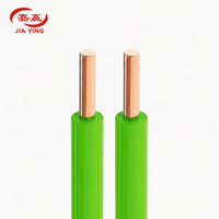 Jiaying Industries 0,5-2,5mm² BV-Draht Massivkupfer BC PVC-Isoliert 450/750V Einadriges Gebäudekabel für Heimbeleuchtung