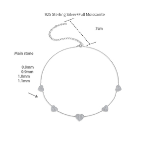 Envío Directo, Suministro al por Mayor de Collares de Moissanita con Forma de Corazón en Todos los Estilos - Product Image 6