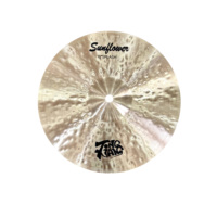 Ensemble de cymbales splash, hi-hat et ride en bronze de la série Sunflower de Tongxiang - Accessoires de batterie professionnels fabriqués à la main pour la performance