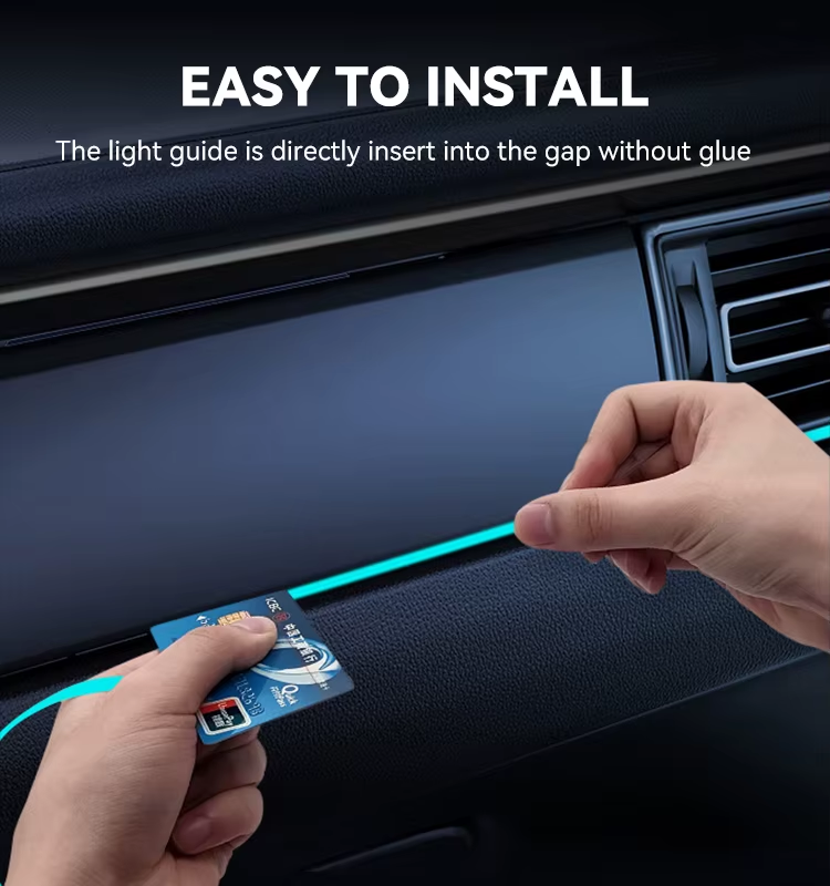 Universal Car Interior 12V LED Fiber