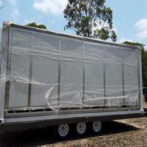 Paquete plano móvil contenedor taller casas remolque pequeña casa móvil casa para venta - Product Image 3