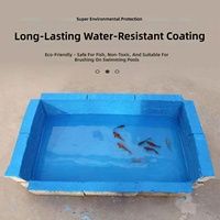 Peinture acrylique non toxique pour bassin à poissons, revêtement imperméable et anticorrosion à immersion longue durée, sans perte de matière, pour carrelage et ciment