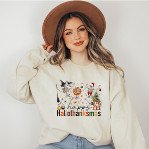 Happy hollogratsmas Logos DTF Santa Coffee Cup autunno natale Halloween festa del ringraziamento adesivo a trasferimento termico <span class=keywords><strong>per</strong></span> i vestiti - Product Image 6