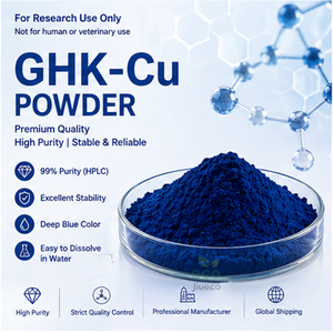 Jiueco GHK-Cu 99% Pure Blue <b>Powder</b> Water-Dissolvent Cosmetic Raw Material From China - Product Image 3