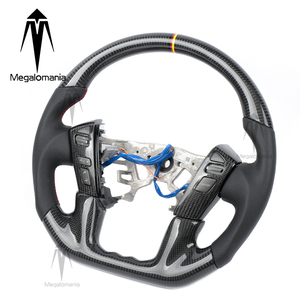 Personnaliser <span class=keywords><strong>le</strong></span> volant en fibre de carbone pour <span class=keywords><strong>Nissan</strong></span> Patrol Armada Y62 Y61 volant LED - Product Image 2