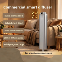 Diffuseur d'arômes intelligent biphasique de qualité hôtelière pour hall d'entrée, machine de parfumage verticale grande surface, contrôlée par application, avec minuterie, à brancher