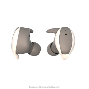 Low MOQ Audiophile ear hooks BT5.1 QCC AAC AptX cuffie con cancellazione del rumore con CNT, DLC, LCP cuffie TWS personalizzate - Product Image 1
