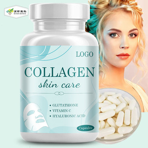 <strong>1000mg</strong> L-Gluthatione Capsule 100% Organic Skin Whitening Collagen <strong>Vitamin</strong> C Collagen Pills
