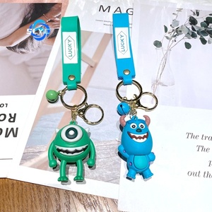 Portachiavi Mike di Monsters University, Personaggio Monocolo, Mostro Blu Cartoon, Regalo per Borsa o Auto - Product Image 3
