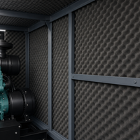Groupe électrogène diesel insonorisé 15 kW pour alimentation de secours résidentielle LINGGE triphasé 220/400V 50/60Hz avec ATS